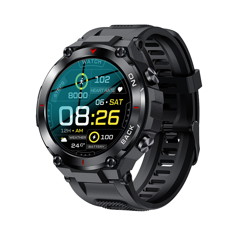 Kuura Älykello Sport S5 GPS V3, Musta