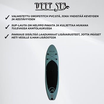 Deep Sea SUP-lautasetti Pro 300cm, Sininen