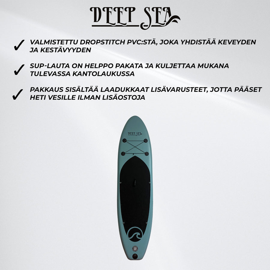 Deep Sea SUP-lautasetti Pro 300cm, Sininen
