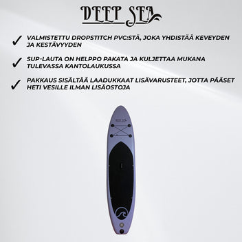 Deep Sea SUP-lautasetti XXL 330cm, Sininen