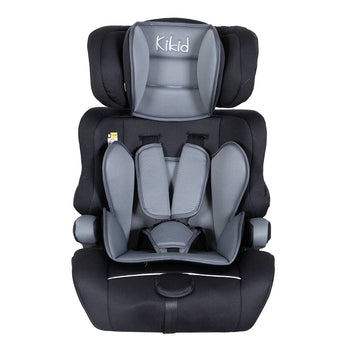 Kikid Turvaistuin Basic 76-150cm R129, musta-harmaa