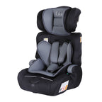 Kikid Turvaistuin Basic 76-150cm R129, musta-harmaa