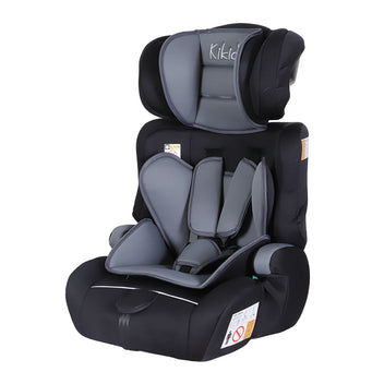 Kikid Turvaistuin Basic 76-150cm R129, musta-harmaa