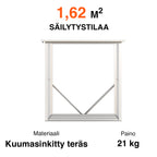 Fornorth Puukatos 182x89x190cm (1,62m2)