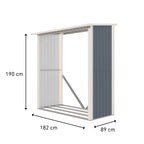 Fornorth Puukatos 182x89x190cm (1,62m2)