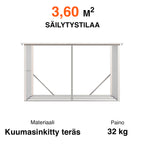 Fornorth Puukatos 302x119x190cm (3,60m2)