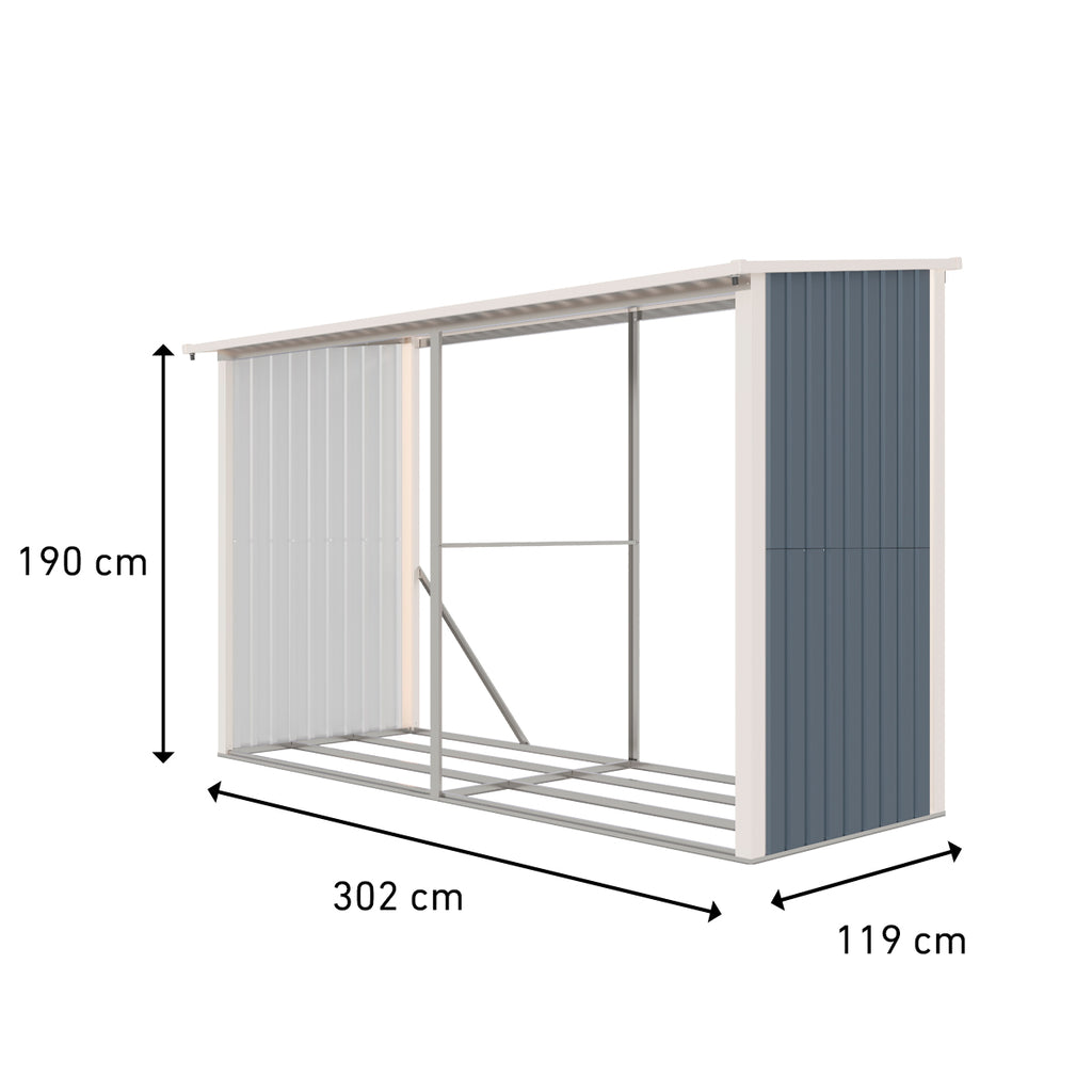 Fornorth Puukatos 302x119x190cm (3,60m2)