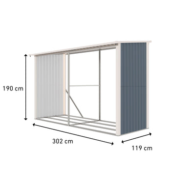 Fornorth Puukatos 302x119x190cm (3,60m2)