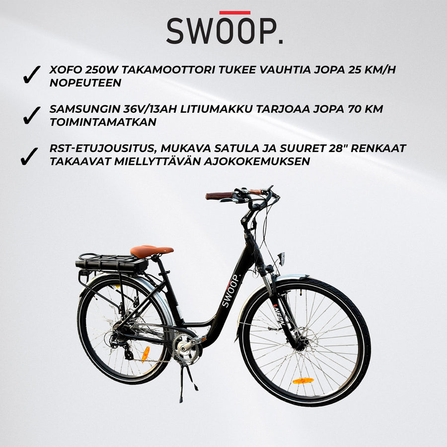 Swoop sähköpyörä City, naisten 28