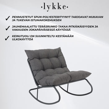 Lykke Keinutuoli Fjord, harmaa