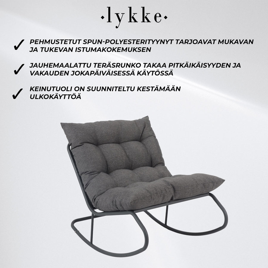 Lykke Keinutuoli Fjord, harmaa