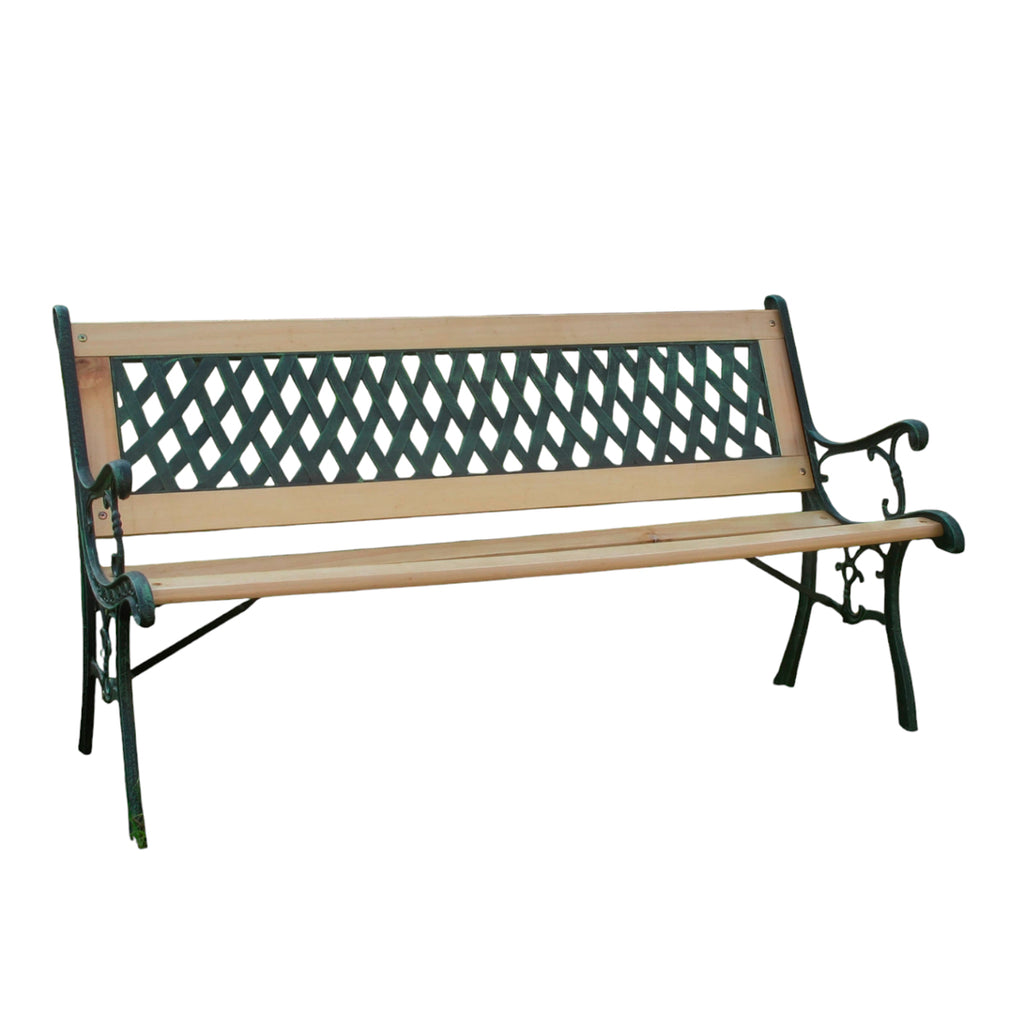 Lykke Puutarhapenkki Vikholm 122x54x73cm