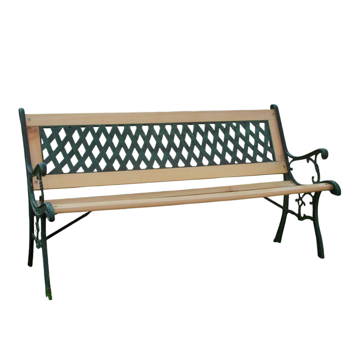 Lykke Puutarhapenkki Vikholm 122x54x73cm