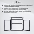 Lykke Minikasvihuone Havsvik 130x55x140cm