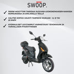 Swoop Sähköskootteri City Musta