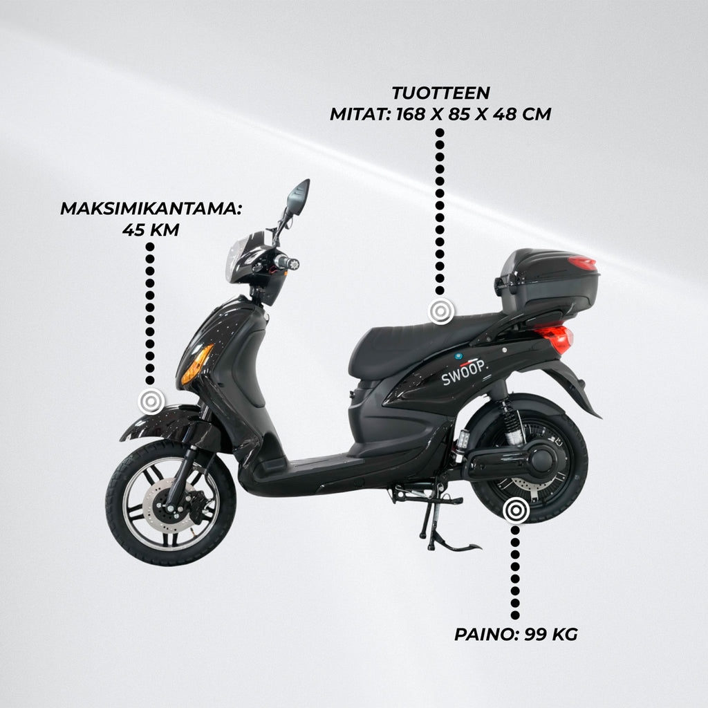 Swoop Sähköskootteri City Musta
