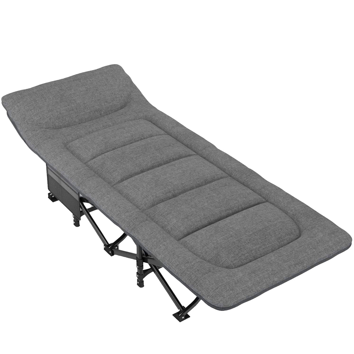 Nordcore Retkisänky Premium, Harmaa- 190x68x40cm - max 200kg