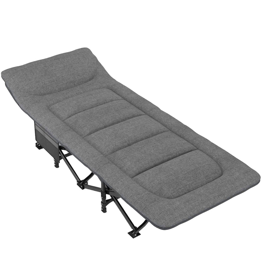 Nordcore Retkisänky Premium, Harmaa- 210x80x40cm - max 280kg
