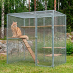 Trekker Kissan ulkohäkki 2,5x1,5x1,95m