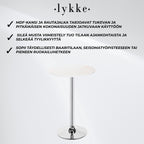 Lykke Baaripöytä Comfort valkoinen 60x105cm