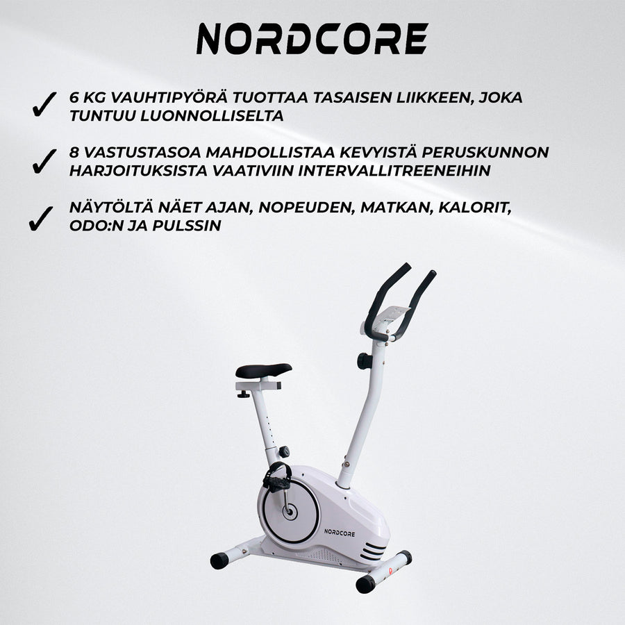 Nordcore Kuntopyörä 600 Valkoinen