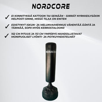 Nordcore Nyrkkeilysäkki Seisova XL