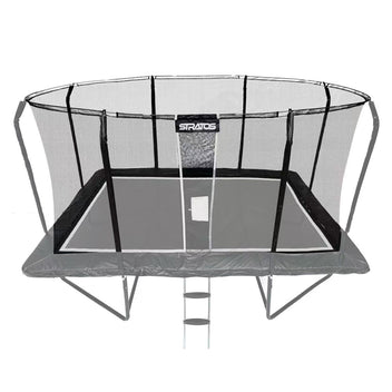 Trampoliinin Turvaverkko Stratos Suorakaide Trampoliini 277x477 cm Premium Black Line