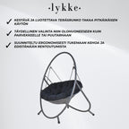 Lykke Riipputuoli Comfort, Musta