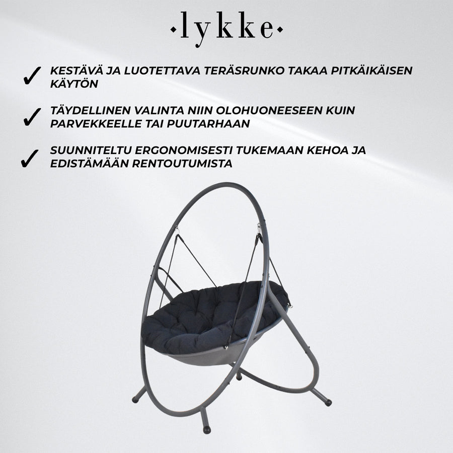 Lykke Riipputuoli Comfort, Musta