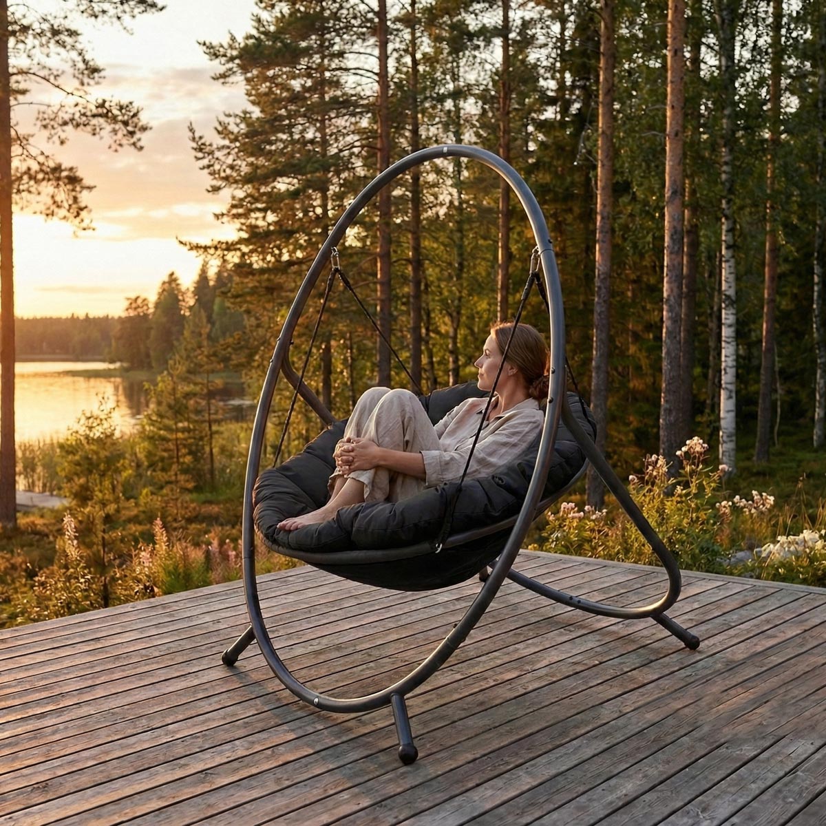 Lykke Riipputuoli Comfort, Musta
