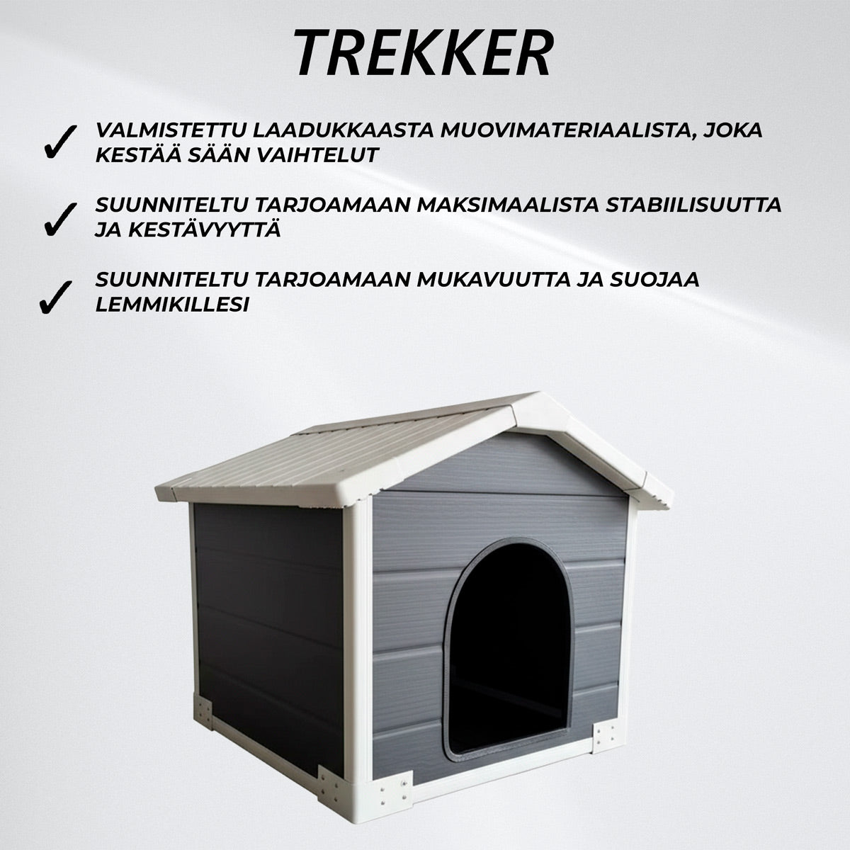 Trekker Koirankoppi 94x92x81cm
