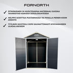 Fornorth Pihavarasto Plastic 181x135x212cm