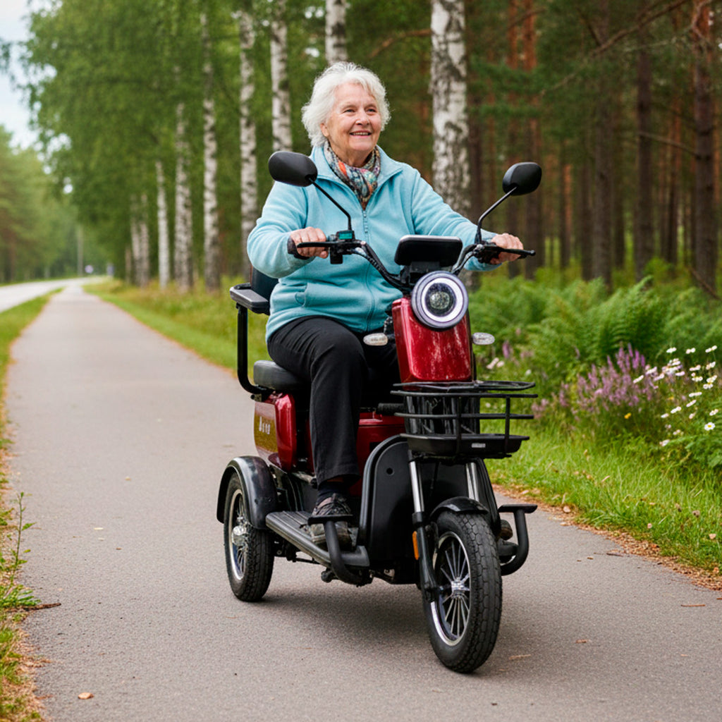 Arvo Senioriskootteri P250 Punainen