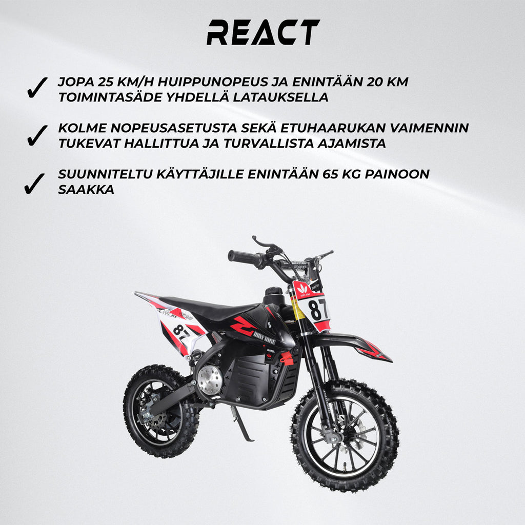 React Sähköcrossi Seeker 800W