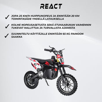 React Sähköcrossi Seeker 800W