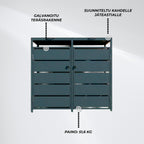 Fornorth Roskakatos Premium 139x82x121cm