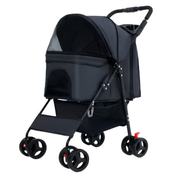 Trekker Lemmikkirattaat 15 kg, Musta