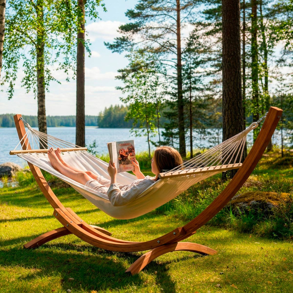 Lykke Riippumatto Telineellä Premium
