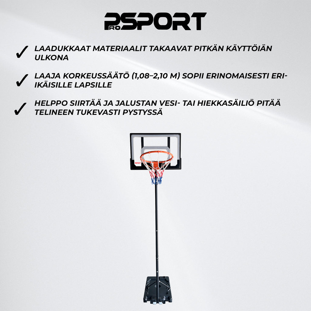 ProSport Koripalloteline Lapset 1.1-2.1m
