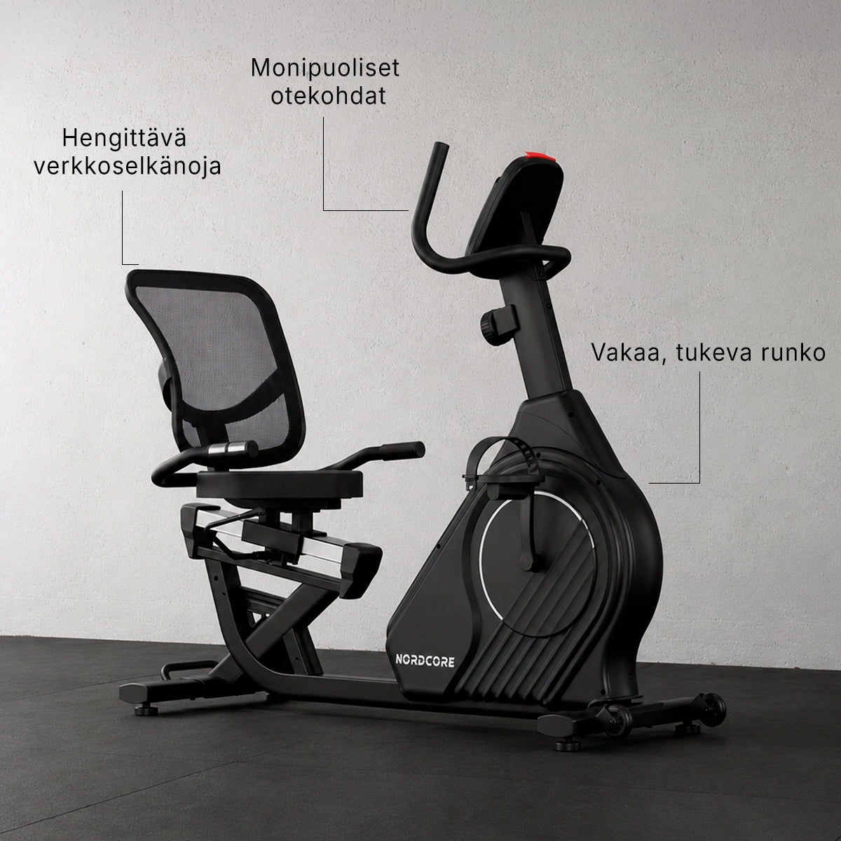 Nordcore Kuntopyörä Recumbent 800