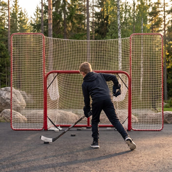 Prosport Jääkiekkomaali Premium Taustaverkolla 183x122x75cm