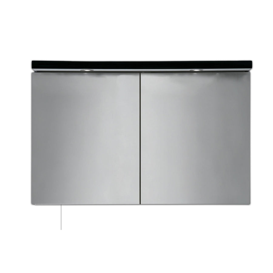 Vasta Peilikaappi Virello, musta, 980x130x700 mm