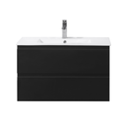 Vasta Allaskaappi Virello, musta, 800x460x500 mm