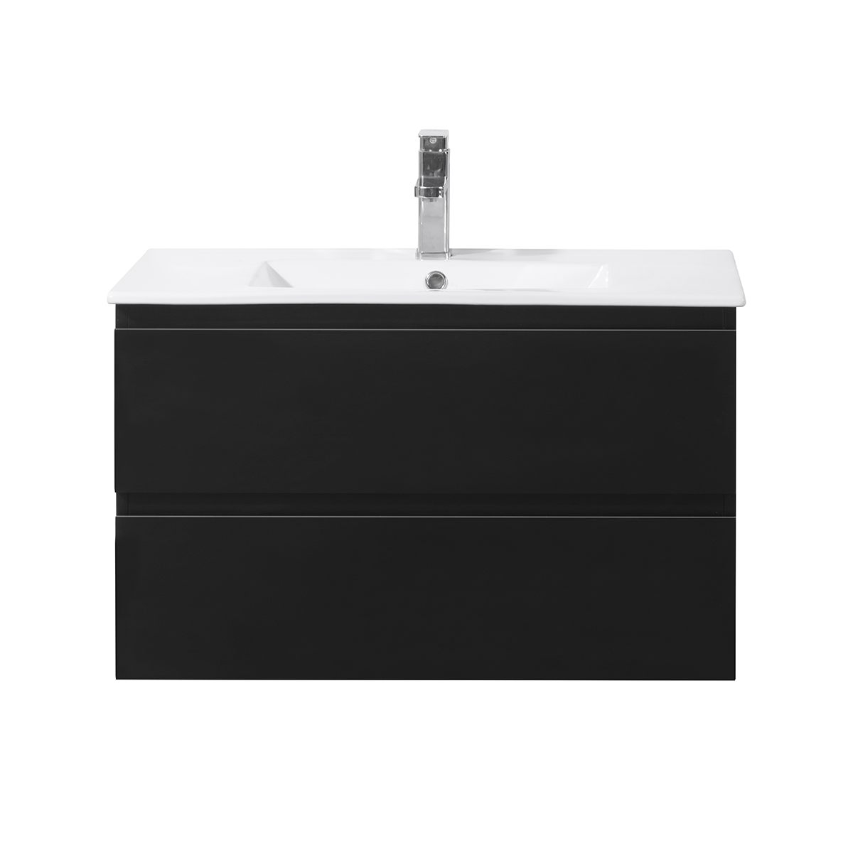 Vasta Allaskaappi Virello, musta, 800x460x500 mm