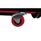 Asentajan säädettävä alusta 6 pyörällä