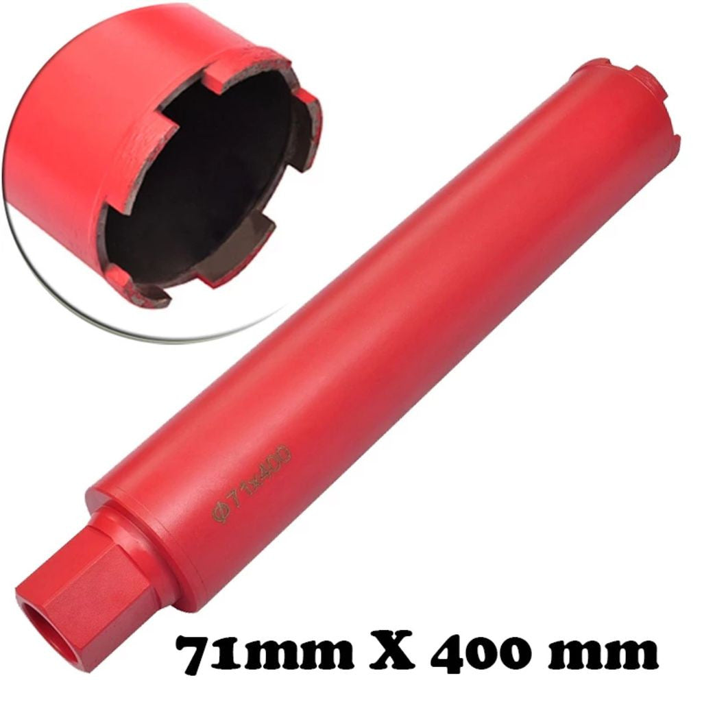 71mm X 400 mm Diamond Core märkä ja kuiva Poranterä