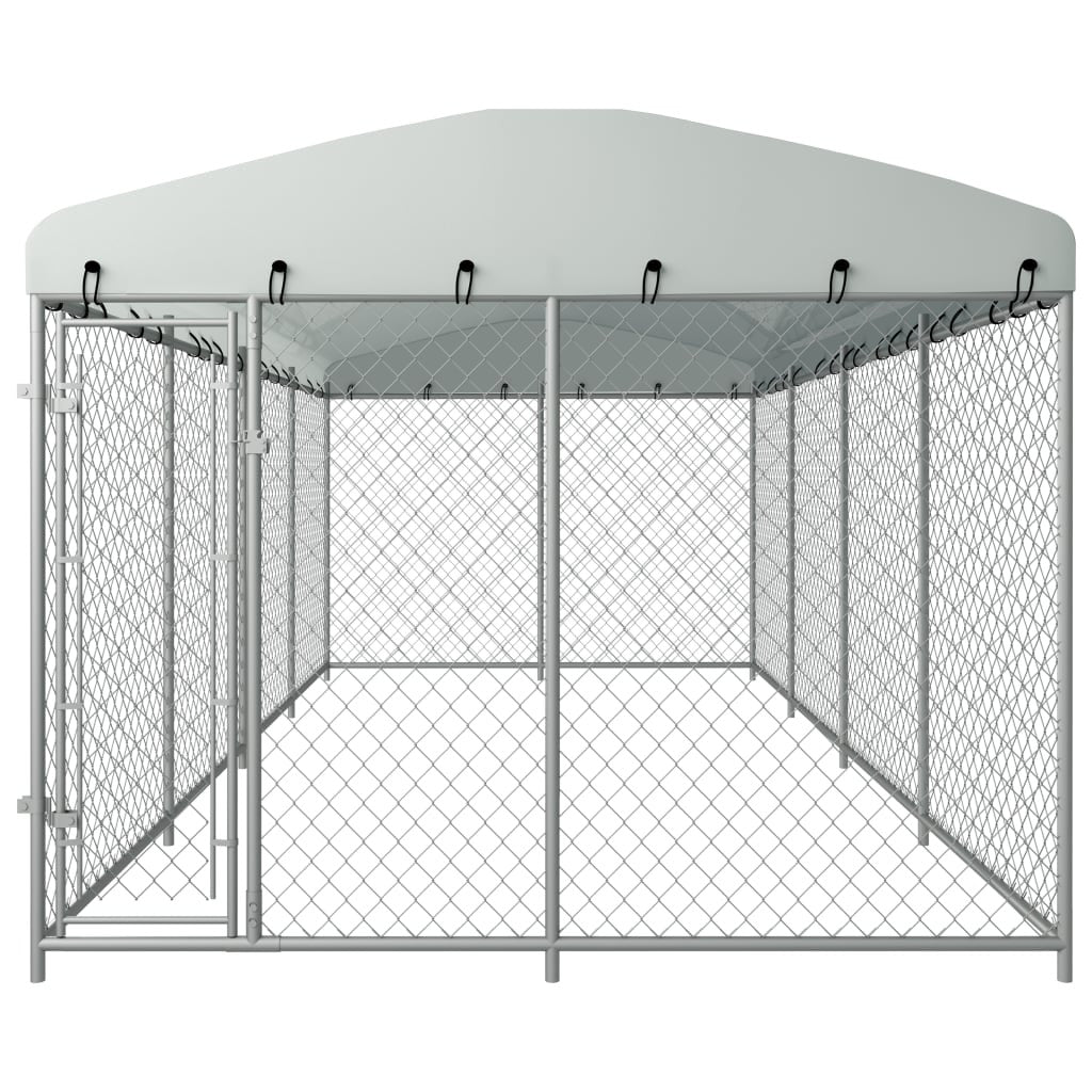 Hundkoja 8x4m med tak