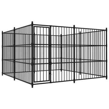 Koiratarha 3x3m, musta