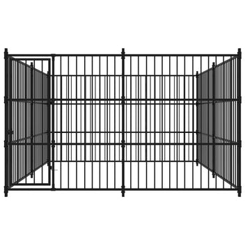Koiratarha 3x3m, musta