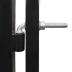 Koiratarha 3x1,5m katoksella, musta